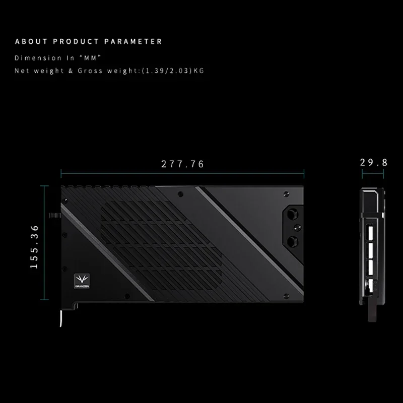 Granzon GPU Water Block for MS - огляд і ціна Rtx 4090 Water Block Full Cover