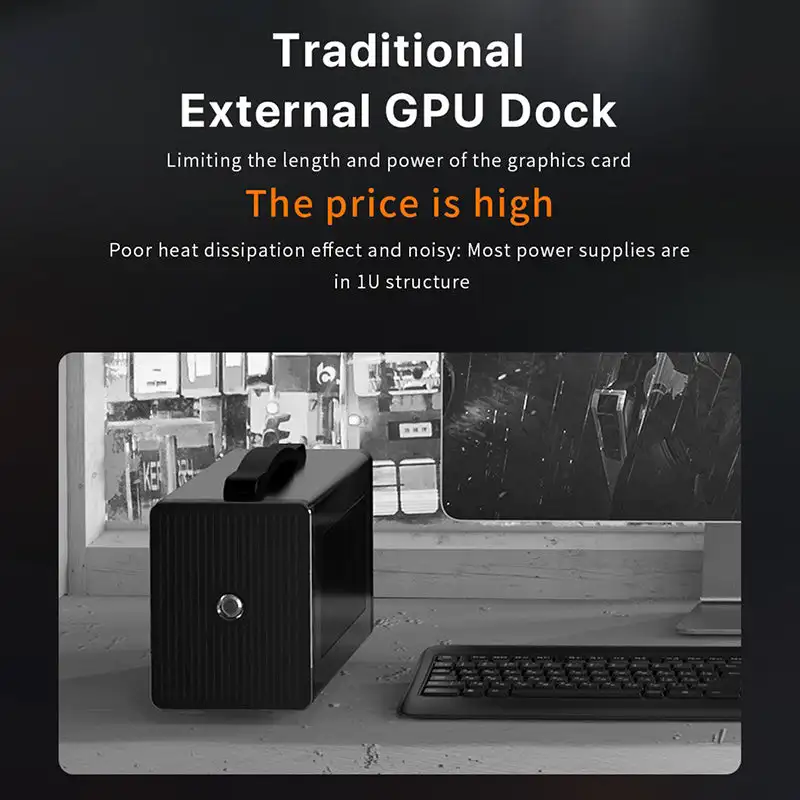 PELADN Link S-2 Graphics Card  - огляд і ціна Oculink Gpu Dock Station