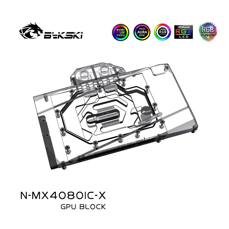 Bykski GPU Block for MAXSUN RT - огляд і ціна Rtx 4080 Water Cooling Block